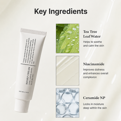 Relief Cream - Soothing Recovery & Moisture for Sensitive Skin