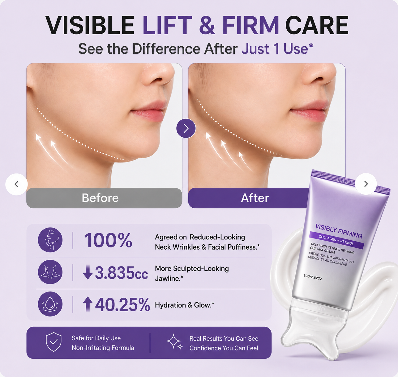 Collagen Retinol Gua Sha Cream — Visibly Firming